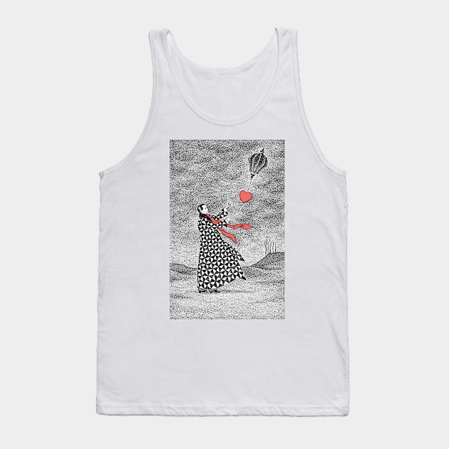 The Valentine Tank Top by Haunted Nonsense